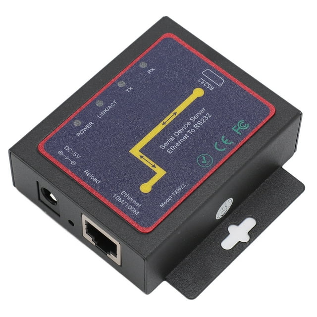 TXI022 SERVIDOR DE PROPOSITIVO Serie RJ45 A RS232, Convertidor RS232 A TCP IP Transferencia Bidireción Ethernet Convertidor RJ45 A RS232 PARA, Soporta 300BPS A 230400BPS A 230400BPS A