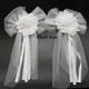 thumbnail image 1 of Cinta de seda con capullo de perla para decoración de fiestas de bodas, coche nupcial, decoración de coche de boda, 2 piezas/juego, 2 unidades, cinta con borde de encaje de perla, apliques, 1 of 7