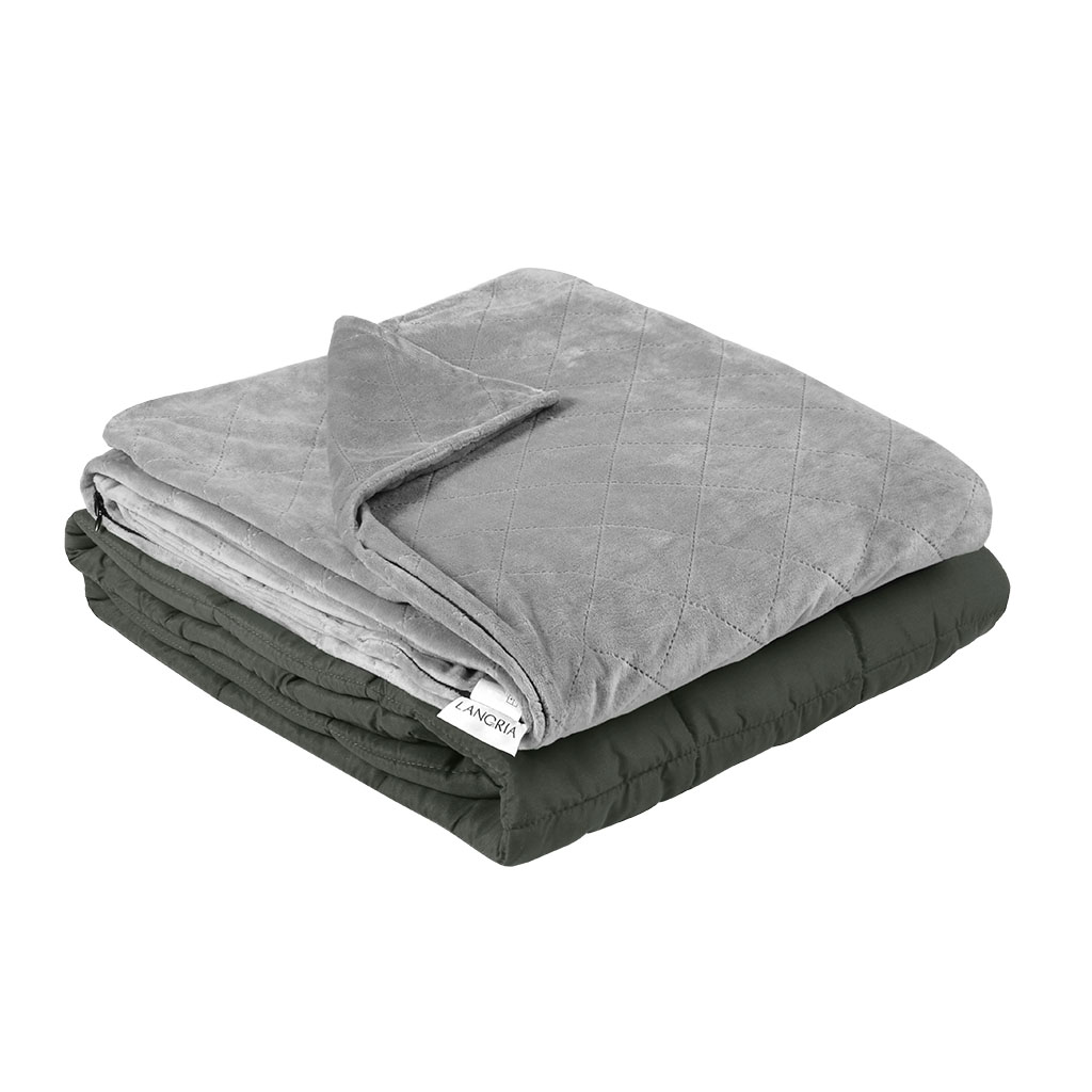 LANGRIA Weighted Blanket 60x80 Inches, 20 lbs with Removable Super Soft