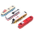 thumbnail image 2 of Vehículo de juguete, modelo de autobús ferroviario de alta velocidad, modelo de autobús extraíble, modelo de coche optimizado para la excelencia, 2 of 8