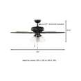 thumbnail image 2 of Hampton Bay Rockport II 52in Black LED Ceiling Fan, 2 of 6