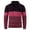 C-Wine445, variant on DHFJKG Mens Quarter Zip Knit Ribbed Sweaters Color Block Long Sleeve Stand Collar Regular Fit Bottoming Shirt Pullover Fall Winter Soft Jumper Tops