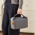 thumbnail image 4 of Kugisaki Insulated Lunch Bag, Large Capacity Lunch Box for Women Men, Small Leakproof Lunch Tote with Shoulder Strap, Insulated Cooler Lunch Container for Work/Office/School, 4 of 8