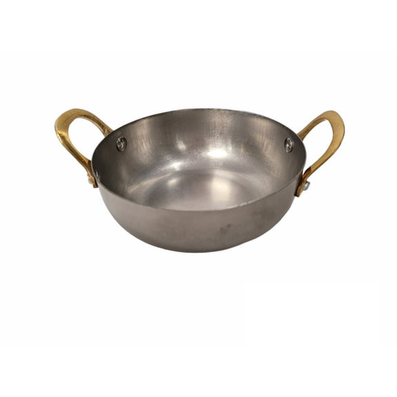 Imperial Home 5.25" Stainless Steel Mini Pan with Brass Handle