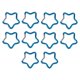 thumbnail image 4 of 10 piezas de mosquetón En Forma de Estrella DYNWAVEMX Llavero mosquetón liberación rápida resistente para senderismo hogar viajes pesca Azul claro, 4 of 7