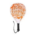 thumbnail image 4 of Siruishop Epe Core Padel Racket with Non-slip Grip, Lightweight, Ideal for Training And Sport. Also Available in Adult Tennis Rackets for Men. White and orange, 4 of 8