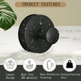 thumbnail image 5 of LAMIRO No-Drill hanger, Suction Cup hanger for Wreaths on Glass, 2025 New No Drill Suction Cup hanger for Shower Hanging Towels, Wreath Hanger Holder for Glass Door Bathroom Mirrors (Silver), 5 of 7