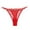 Red, variant on 4 Pack Women Lace Embroidery Thong Sexy Side Tie Adjustable Mesh G-String Low Rise Panties Underwear