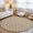 Brown, Beige, variant on 3'x5' Area Rugs, Brown Plaid Indoor Outdoor Area Rug for Living Room Bedroom, Gingham Checked Minimalist Modern Washable Bathroom Rugs Kitchen Floor Carpet Mats Home Decor Aesthetic