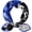 Blue Flower, variant on 100% Pure Mulberry Silk Square Scarf-27''x27 Lightweight Hair Scarves Headscarf Night Sleeping with Gift Packed