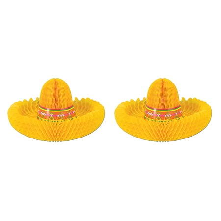 Beistle Fiesta Centerpieces 2 Piece, 12", Multicolored