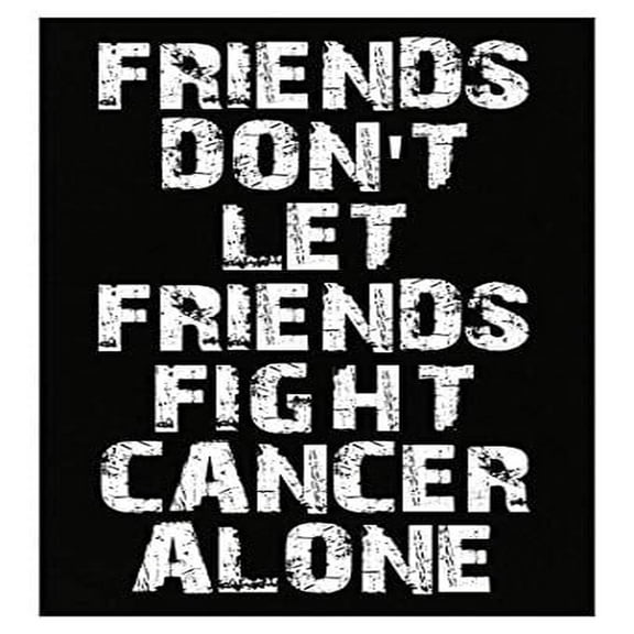 Cancer Support Poster - Wall Decor for Friends Gift
