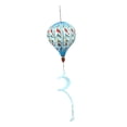 thumbnail image 2 of Molino de viento con forma de globo aerostático, manga de viento giratoria para decoración de porches y jardines. Pájaro azul, 2 of 9