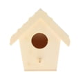 thumbnail image 2 of SunniMix 2xWooden Bird House for Outside,Bird ,Unfinished Paintable Pcs, 2 of 6