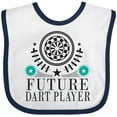 thumbnail image 3 of Inktastic Future Dart Player Dart Board Boys or Girls Baby Bib, 3 of 4