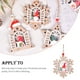 thumbnail image 5 of Advancent Decoración del árbol de Navidad Suministros de vacaciones Accesorios para el hogar Colgador de puerta Artesanía de Tamaño Kits de decoración para fiestas Forma de copo de nieve, 5 of 6