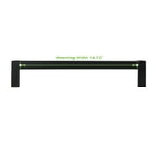 NavePoint 4U 19 Inch Vertical Wall Mount Rack Wall Mountable Server Rack w/ Hardware Black