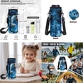 thumbnail image 5 of HUIACONG Kids Backpack 4-IN-1 Set Snow Leopard Lightweight 300g for Boys Girls 6-10 Detachable Lunch Box Pencil Case Water Bottle Holder School Book Bag, 5 of 7