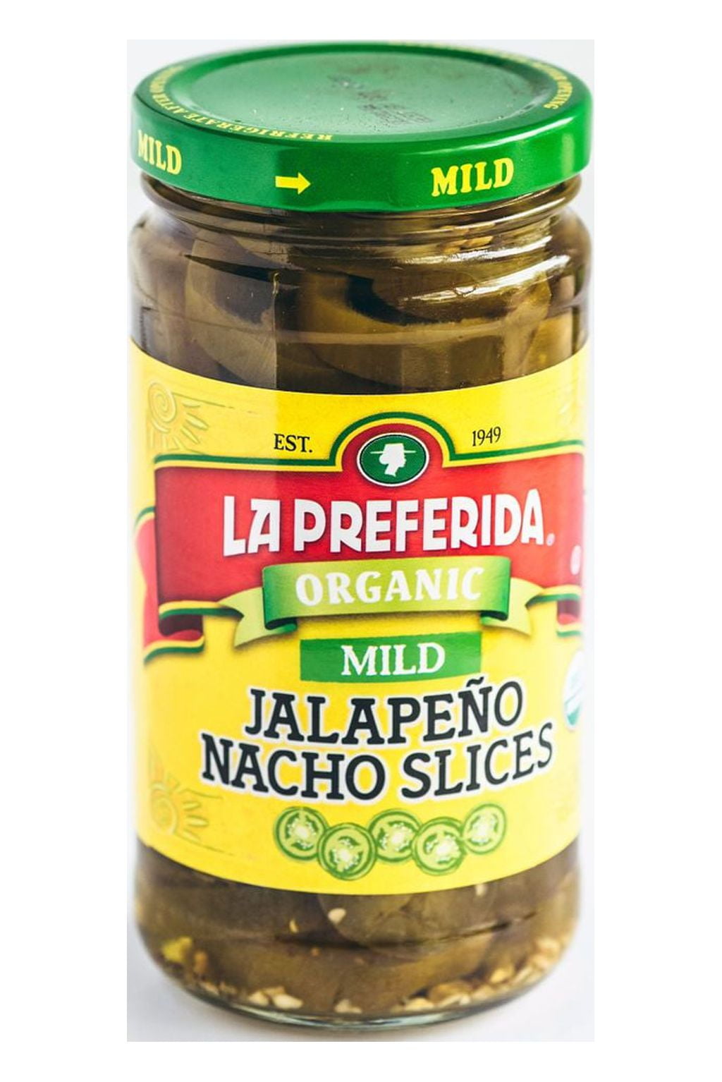 La Preferida Organic Jalapeno Nacho Slices, Mild , 11.5 OZ, 6-Pack