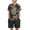 Camo & Black, variant on Arshiner Boys Summer Clothing Sets 3-button Short Sleeve Tee and Shorts Casual Outfits