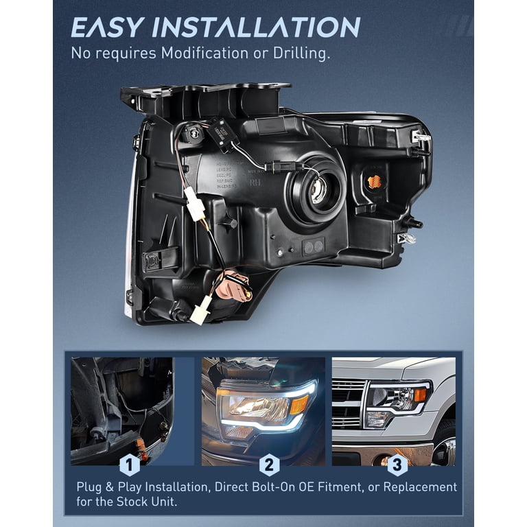 Aazon.co: DWVO Headlights Assebly Copatible with 2009 2010 2011 Aazon.co: DWVO Headlights Assebly Copatible with 2009 2010 2011