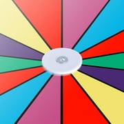 ZENSTYLE Freestanding 24 Adjustable Spin Wheel with 14 Colorful Prize Slots – Game Spinner for Parties, Events & Prizes