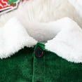 thumbnail image 6 of Baby Girls Christmas Elf Christmas Outfits Sets Top Pants Hat Set 1st Christmas Baby Outfit for Babies 12-18 Months, 6 of 9