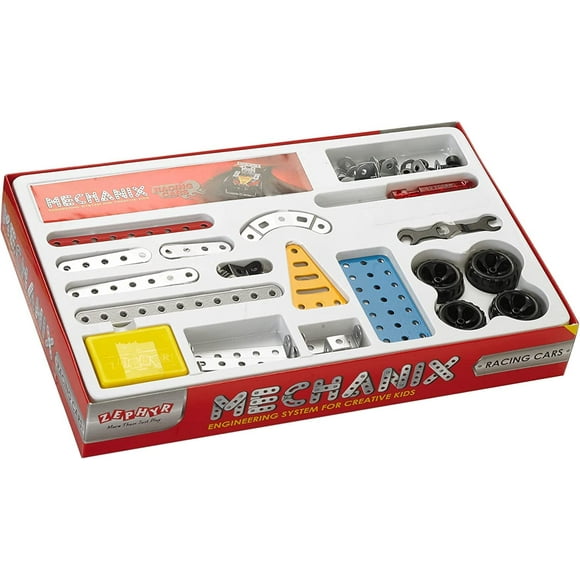 Zephyr Mechanix Engineering System for Creative Kids, Age 7+ ,155 pieces.