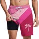 thumbnail image 1 of Pantalones Cortos Casuales para Hombre Imprimir con Bolsillos Pantalones de Playa de Cintura Elástica, Pantalones Cortos de Cintura Elástica para Hombre, 1 of 5