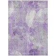 thumbnail image 2 of Addison Rugs Chantille Indoor/Outdoor Transitional Floral Lavender Machine Washable Rectangle Rug, 10' x 14', 2 of 8