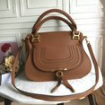 thumbnail image 2 of Bolso clásico tipo sillín de 38 cm, 100 % piel auténtica, bandolera de color liso, tipo cartera, bolso de mano, gran capacidad, para mujer, 2 of 5