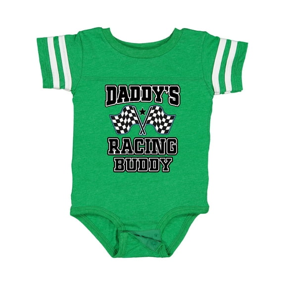 Inktastic Daddys Racing Buddy Car Flags Boys or Girls Baby Bodysuit