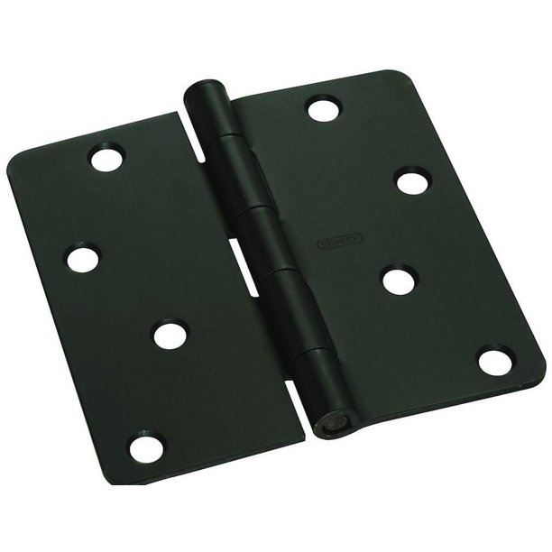 New National Hardware S750372 Stanley Door Hinges 4 Inch 1/4 Radius