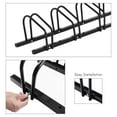 thumbnail image 4 of Gymax Support de Vélo 6 Places Stationnement Garage Rangement Support de Cyclisme Noir, 4 of 10