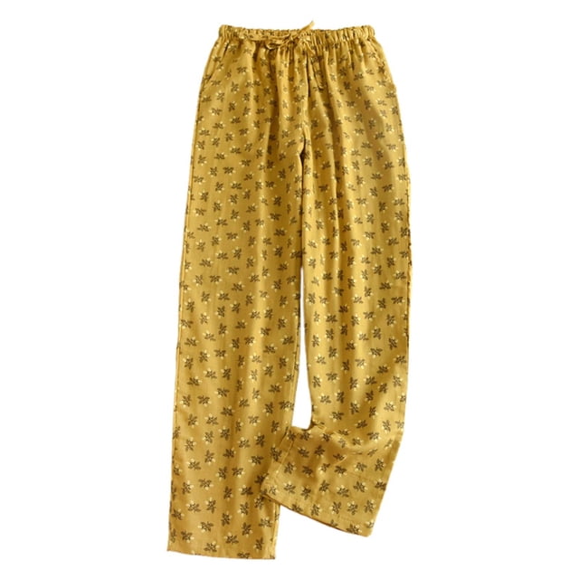 Icvfdpl Work Pants Women,Loquat Fruit Pajama Thin Style With Drawstring Side Pockets Pants Outwear,L