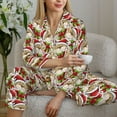 thumbnail image 6 of Sikiie Christmas Hat bear Pajamas for Women Set, Womens Pajama Sets, Lounge Sets for Women, 2pjs for Women-Medium, 6 of 7