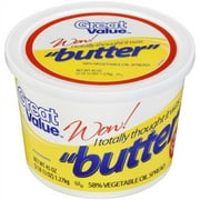 Great Value Wow! I Totally Totally Thought It Was Butter, 58% Vegetable Oil Spread, 45 oz