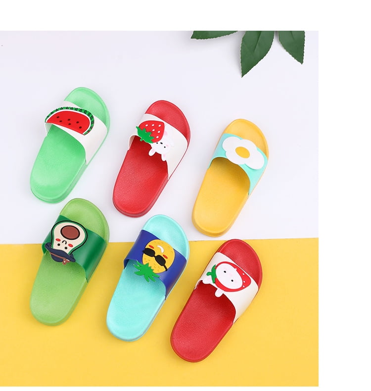 Fruit Kids Sandals Boys Girls Slippers Toddler Shoes Beach Shoes Pool Shoes Flip Flops 