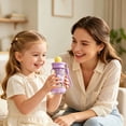 thumbnail image 4 of Water Bottle with Straw and 3D Stickers Cute Aesthetic Bottle Kawaii Milk Bottle Tea Cup Juice Shaker Portable Silicone (500ml, White), 4 of 4