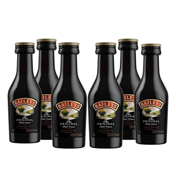 Six Pack Crema de Whisky Baileys Miniatura 50 Ml Baileys Crema de Whisky