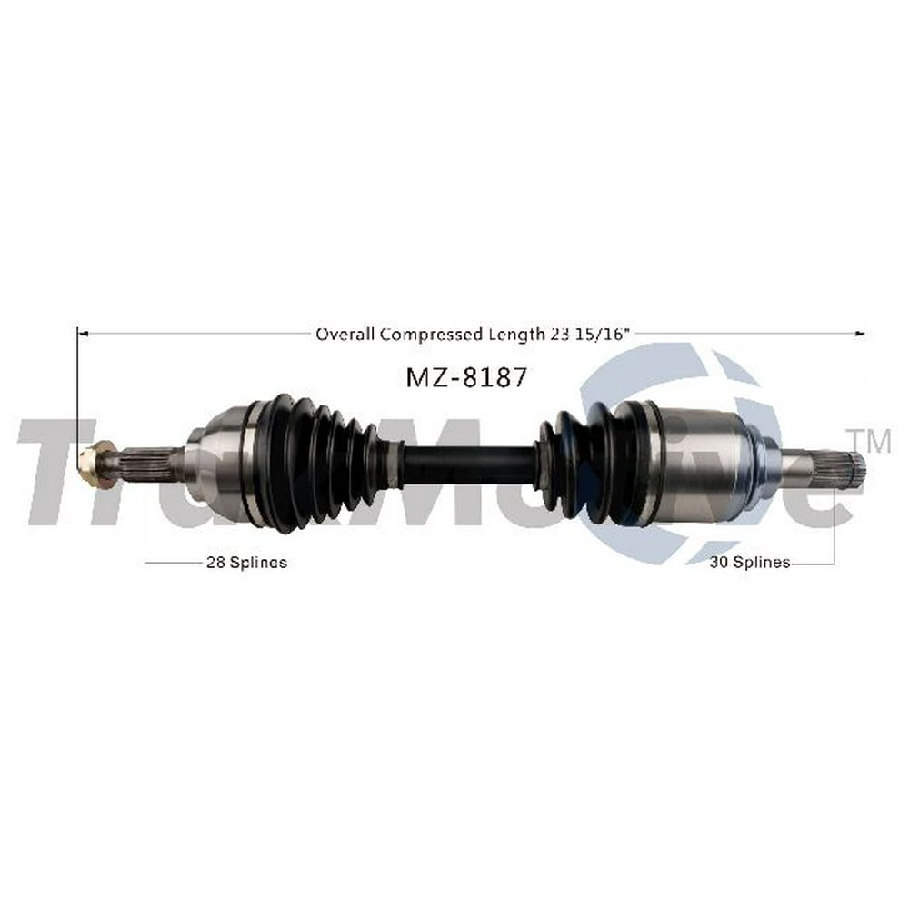 OE Replacement for 20102013 Mazda 3 Front Left CV Axle Shaft (GS / GS