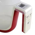 thumbnail image 3 of Báscula Electrónica Doméstica con Vaso Medidor Desmontable de 1000 Ml/5 Kg para Preparar Leche en Polvo, Color Rojo, 3 of 5