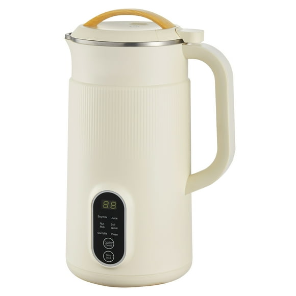 KFFKFF 6-in-1 Nut Milk Maker, 20 oz Soy Milk Maker Machine with 6 Blades, for Homemade Oat, Nut, Soy, Juice, Plant-Based