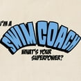thumbnail image 2 of CafePress - I'm A Swim Coach What's Your Superpower Tote Bag - Unisex Canvas Tote Bag, Beige, 1-Piece, 2 of 7