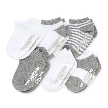 UPC: 0840109500311 | Burt s Bees Baby Unisex Socks 6-Pack Multi Ankle
