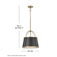 thumbnail image 6 of 4894WS Hinkley Lighting Clarke - 12W 1 LED Large Pendant-16.25 Inches Tall and 16.25 Inches Wide-Warm Brass Finish, 6 of 8