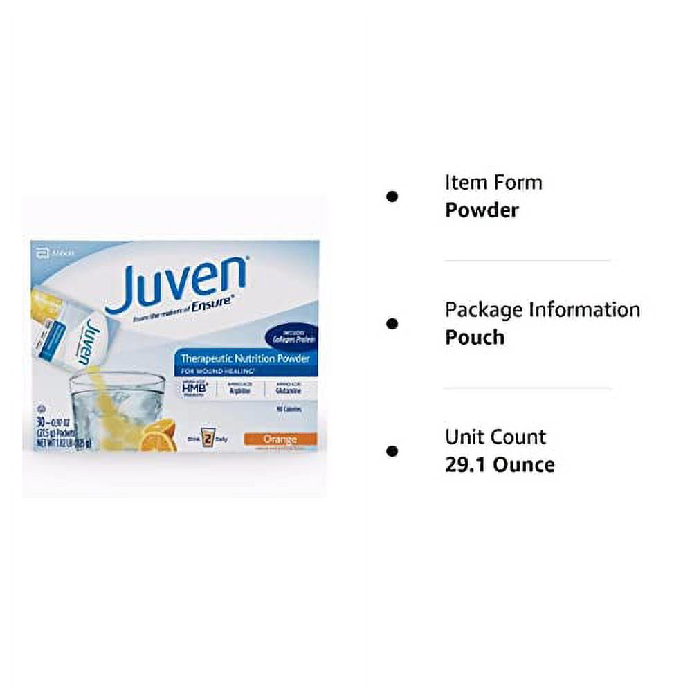 Juven Therapeutic Nutrition Drink Mix - Orange, (30 Packets)