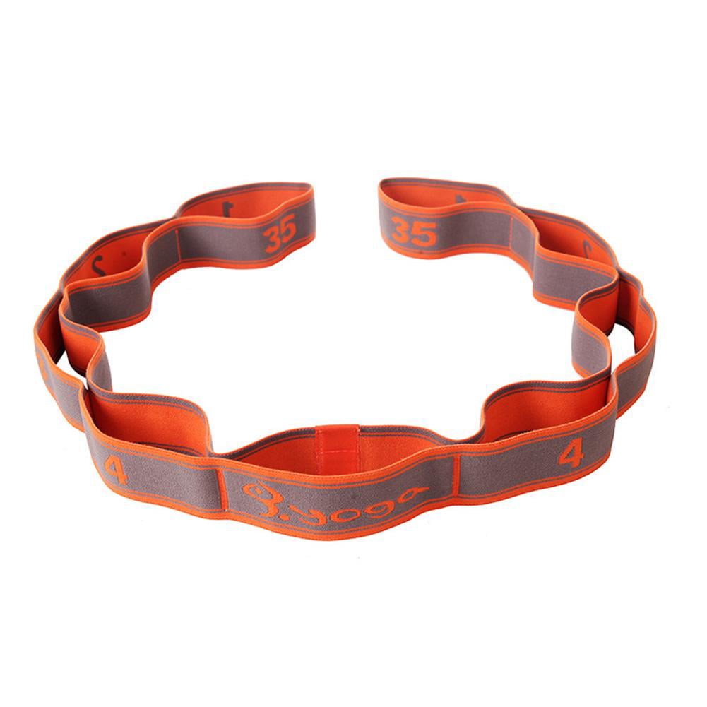 Details about   Portable Sports Fitness Stretching Belt Yoga Pull Strap Training Equipment red 