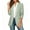 NEW2-Green, variant on Women's Blazer Long Sleeve Lightweight Business Work Office Stripes Suit Jackets with Pockets