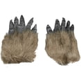 thumbnail image 2 of Máscara de lobo realista para disfraz de Halloween, boca de peluche, máscara de hombre lobo, máscara y clavos, 2 of 6